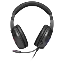 Auriculares Mars Gaming MH122 3.5mm RGB negro