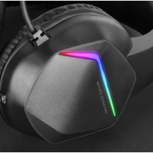 Auriculares Mars Gaming MH122 3.5mm RGB negro