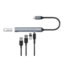Hub USB tipo C Equip Life USB 2.0 / 3.0 y tipo C