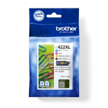 Pack 4 cartuchos originales Brother LC-422XL todos los colores