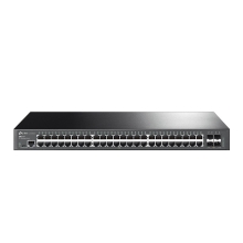Switch Gestionable L2 Tp-link TL-SG3452X 48p Giga L2+ 4 Ranuras 10g Sfp+ Puerto De Consola Rj45/micro-usb Rack 1u 19"