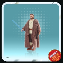 Figura hasbro obi wan kenobi wandering jedi star wars retro collection
