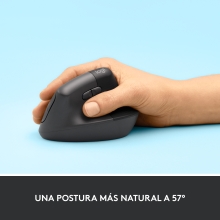 Ratón inalámbrico vertical Logitech Lift 6 botones