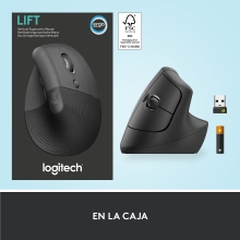 Ratón inalámbrico vertical Logitech Lift 6 botones