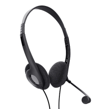 Auricular con micrófono Trust Basics 3.5mm (incluye adaptador 2x 3.5mm)