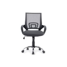 SILLA DE OFICINA EQUIP DE MALLA COLOR GRIS OSCURO