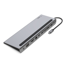 Adaptador USB tipo C Docking Belkin 1xHDMI 1xDP 1xVGA 2xUSB-A 3,0 1x USB-A 2.0 1xUSB-C Pd 100w