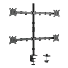 SOPORTE PANTALLA PARA MESA 17" A 32" 4 MONITORES