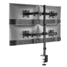 SOPORTE PANTALLA PARA MESA 17" A 32" 4 MONITORES