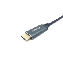 Cable Equip USB tipo C macho a HDMI macho 4K 60Hz conector metálico 2m