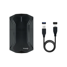 Caja externa TooQ TQE-2599RGB 2.5" 9.5mm RGB