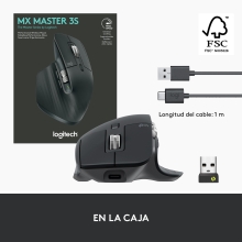 Ratón inalámbrico Logitech MX Master 3S grafito