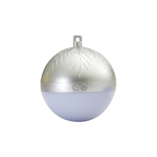 Altavoz Bluetooth Conceptronic bola de navidad plata