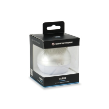 Altavoz Bluetooth Conceptronic bola de navidad plata