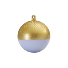 Altavoz Bluetooth Conceptronic bola de navidad dorado
