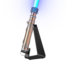 Replica hasbro 1:1 force x sable de luz leia organa black series