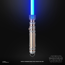 Replica hasbro 1:1 force x sable de luz leia organa black series
