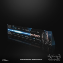 Replica hasbro 1:1 force x sable de luz leia organa black series