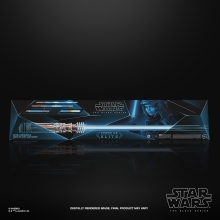 Replica hasbro 1:1 force x sable de luz leia organa black series