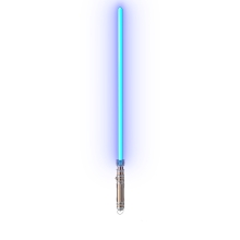 Replica hasbro 1:1 force x sable de luz leia organa black series
