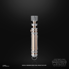 Replica hasbro 1:1 force x sable de luz leia organa black series