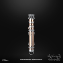Replica hasbro 1:1 force x sable de luz leia organa black series