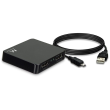 Splitter 4K 2 puertos HDMI Ewent EW3720 alimentado por USB