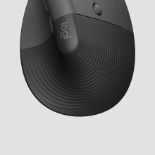Ratón inalámbrico vertical Logitech Lift 6 botones grafito
