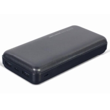 Powerbank Gembird 20000mAh 1x microUSB a 2x USB-A