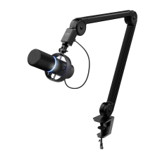 Micrófono Trust Gaming Gxt 255+ Onyx brazo Usb 1.80m