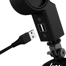Micrófono Trust Gaming Gxt 255+ Onyx brazo Usb 1.80m