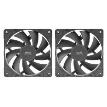 Kit 2x ventiladores Mars Gaming MF-PROX2 black