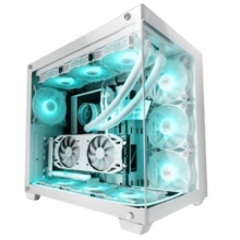 Caja torre E-ATX Mars Gaming MCV4 XXL blanco