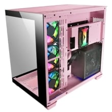 Caja torre E-ATX Mars Gaming MCV4 XXL rosa
