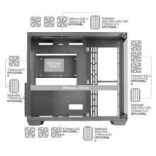 Caja torre E-ATX Mars Gaming MCV4 XXL rosa