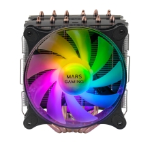 Ventilador CPU Mars Gaming MCPU-XT doble disipador TDP 300W negro