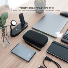 Funda protectora caja externa Tooq 2.5" negro