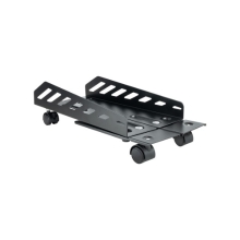 SOPORTE DE CPU CON RUEDAS METALICO TOOQ UMCS0024-B AJUSTABLE 160-300MM NEGRO