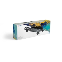 SOPORTE DE CPU CON RUEDAS METALICO TOOQ UMCS0024-B AJUSTABLE 160-300MM NEGRO
