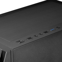 Caja torre E-ATX Mars Gaming MC-PRO2 XXL Black, frontal con rejilla, 3+2 ventiladores