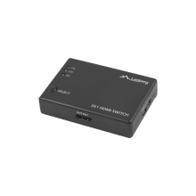 Switch video lanberg 4k - 3 x hdmi - micro usb - negro - control remoto