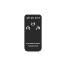Switch video lanberg 4k - 3 x hdmi - micro usb - negro - control remoto