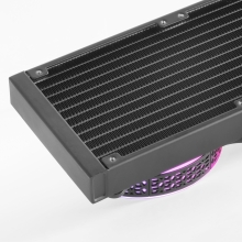 Refrigeración líquida Mars Gaming ML-ONE240 Black, 2x (12x12), iluminación FRGB, TPD 400W