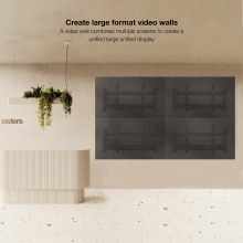 Soporte video wall de pared TooQ TQVW5470T pantallas 54" a 70" negro