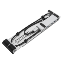 Base para portátil Targus con hub integrado 4xUSB-A plata