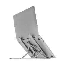 Soporte Elevador para portátil AISENS LPS1M-099 - 7 Niveles de Altura · Plegable · Gris