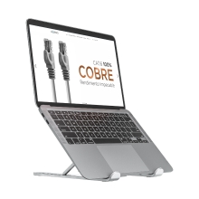 Soporte Elevador para portátil AISENS LPS1M-099 - 7 Niveles de Altura · Plegable · Gris