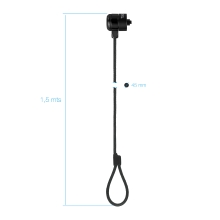 Cable de seguridad de portátil TooQ con llave 1.5m