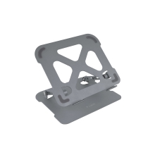 Soporte elevador para portátil Tooq Tqlrs0033-al ergonómico plegable regulable 11"-17.3" gris