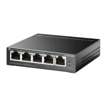 Switch Semigestionables Poe+ Tp-link TL-SG105MPE 5p Gigabit 4p Poe+ Total Poe+ 120w metálico 